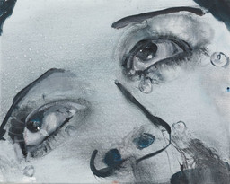 Marlene Dumas. Glass Tears (for Man Ray). 2008