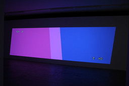Cory Arcangel
(American, born 1978)
Two Key-stoned Projectors (one upside down)
2002
