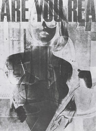 Robert Heinecken (American, 1931–2006). Are You Rea #1. 1964–68. Lithograph, 10 13/16 x 7 7/8" (27.4 x 20cm). Mr. and Mrs. Clark Winter Fund. © 2013 The Robert Heinecken Trust