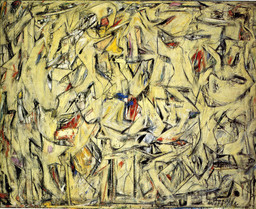 Oil on canvas
 81 x 100" (205.7 x 254 cm)
 The Art Institute of Chicago
 Mr. and Mrs. Frank G. Logan Purchase Prize Fund, Gift of Edgar J. Kaurfmann, Jr. and Mr and Mrs. Noah Goldowsky Jr.
 © 2011 The Willem de Kooning Foundation / Artists Rights Society (ARS), New York