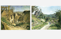 Paul Cézanne. The House of the Hanged Man. 1873
Camille Pisarro. The Conversation, chemin du chou, Pontoise. 1874