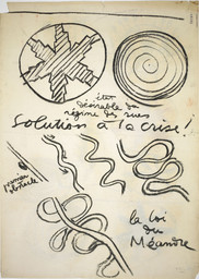 Le Corbusier (Charles-Édouard Jeanneret). La Loi du méandre (The law of the meander). 1929.