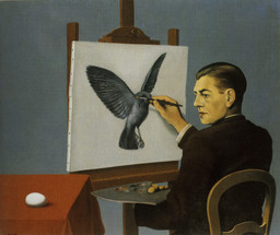 René Magritte. La Clairvoyance (Clairvoyance). Brussels, 1936
