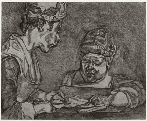 Lucian Freud
(British, born Germany 1922)
After Chardin
2000