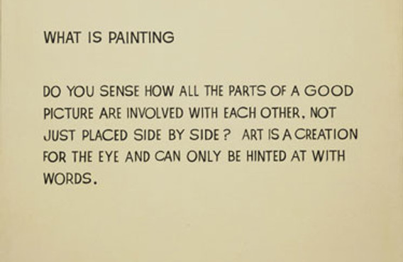 John Baldessari. What Is Painting. 1966–68