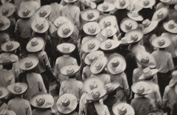 Tina Modotti. Workers Parade. 1926. Gelatin silver print, 8 7/16 x 7 5/16&#34; (21.5 x 18.6 cm). The Museum of Modern Art, New York. Given anonymously