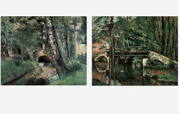 Camille Pisarro. Small Bridge, Pontoise. 1875
Paul Cézanne. The Bridge at Maincy, near Melun. 1879-80