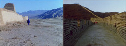 Marina Abramović and Ulay. The Great Wall Walk. 1988/2010. Originally performed for 90 days along The Great Wall of China. 16mm film (color, silent) transferred to two-channel video. 16:45 min. © 2010 Marina Abramović. Courtesy Marina Abramović and Sean Kelly Gallery/Artists Rights Society (ARS), New York