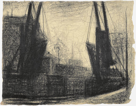 Georges Seurat. Drawbridge. c. 1882–83
