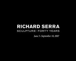 Introduction to Richard Serra