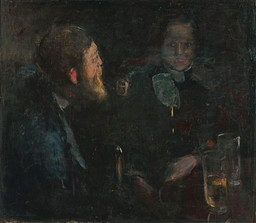 Edvard Munch. Tête-à-Tête. 1885