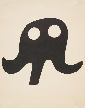 Jean Arp (Hans Arp)
(French, born Germany (Alsace), 1886-1966)
Moustache Hat from Arpaden Portfolio
1923