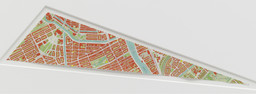 Sol LeWitt. Map of Amsterdam Between the Stedelijk Museum, Julianapark, Strawinskylaan, the Corner of Hillegomstraat and Duinstraat and Koningspaleis. 1976