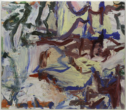 Oil on canvas
 76 3/4 x 87 3/4" (195 x 222.9 cm)
 Solomon R. Guggenheim Museum, New York
 © 2011 The Willem de Kooning Foundation / Artists Rights Society (ARS), New York