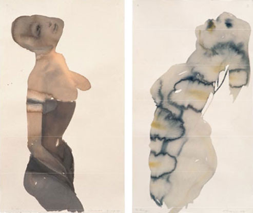 Marlene Dumas. The Alien and The Shrimp. 1998