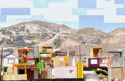 Estudio Teddy Cruz. Manufactured Sites: A Housing Urbanism Made of Waste/Maquiladora. 2000–ongoing (realized); 2005 (model).
