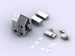 Massachusetts Institute of Technology School of Architecture and Planning / Associate Professor Lawrence Sass. Digitally Fabricated Housing for New Orleans (Exterior). 2008.