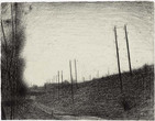 Georges Seurat. Railway Tracks. c. 1881–82