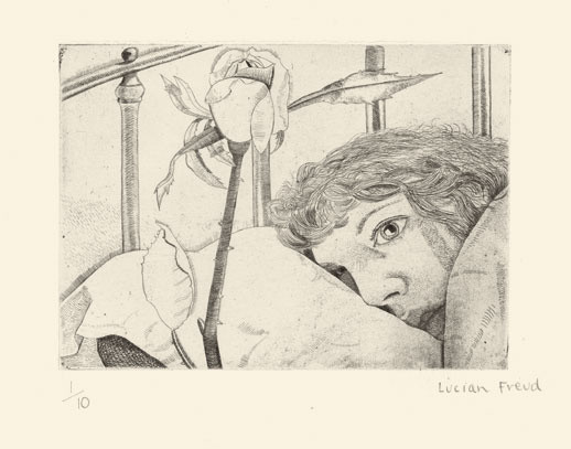 Lucian Freud
(British, born Germany 1922)
Ill in Paris
1948
