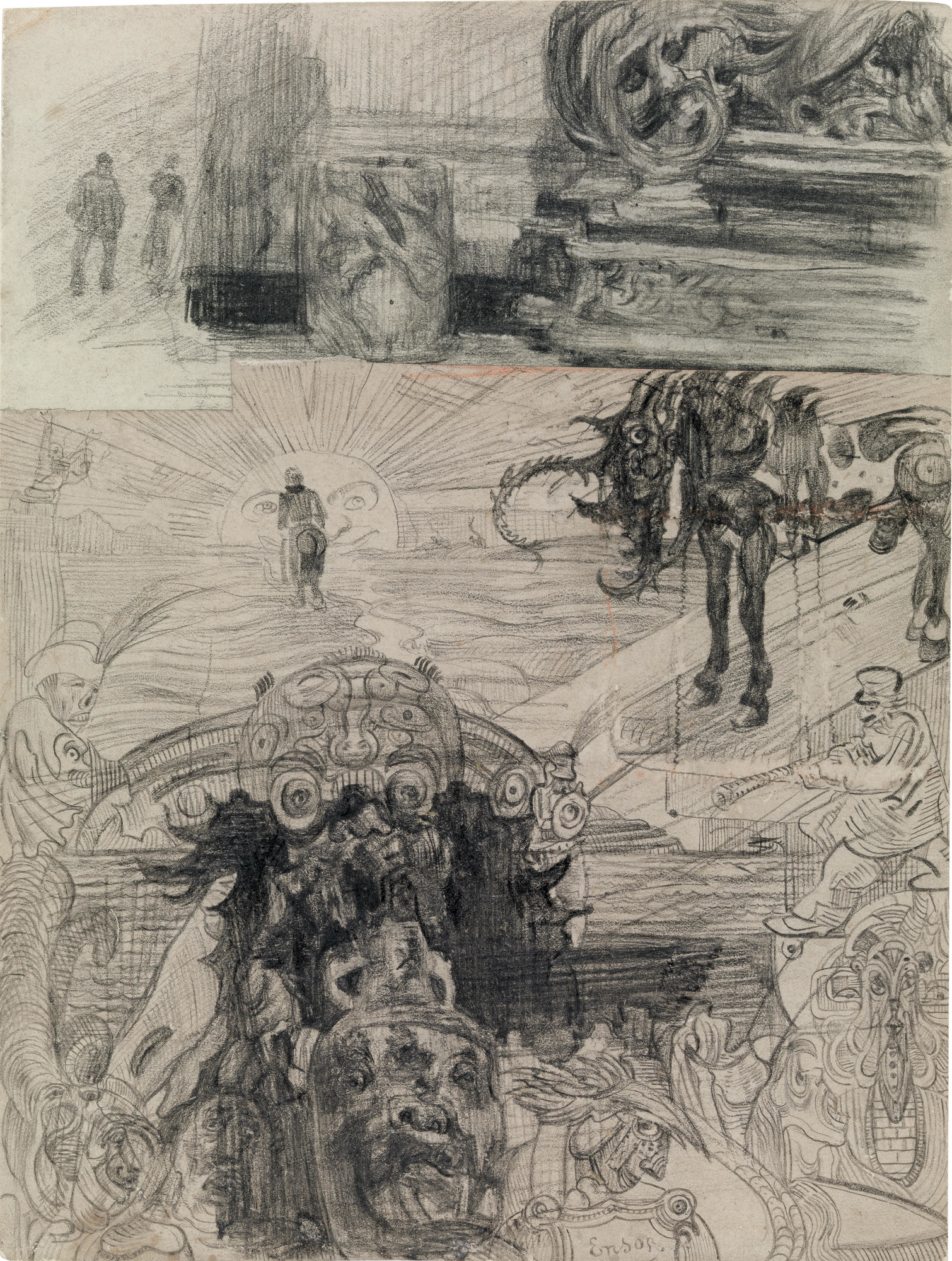James Ensor. Hippogriff