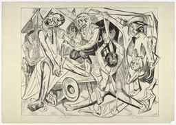 Self-Portrait (front cover) (Selbstbildnis [Umschlag]) from Hell (Die Hölle)