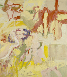 Willem de Kooning. Montauk I. 1969. Oil on canvas, 88 x 77" (223.5 x 195.6 cm). Wadsworth Atheneum Museum of Art, Hartford, CT. The Ella Gallup Sumner and Mary Catlin Sumner Collection Fund. © 2011 The Willem de Kooning Foundation/Artists Rights Society (ARS), New York