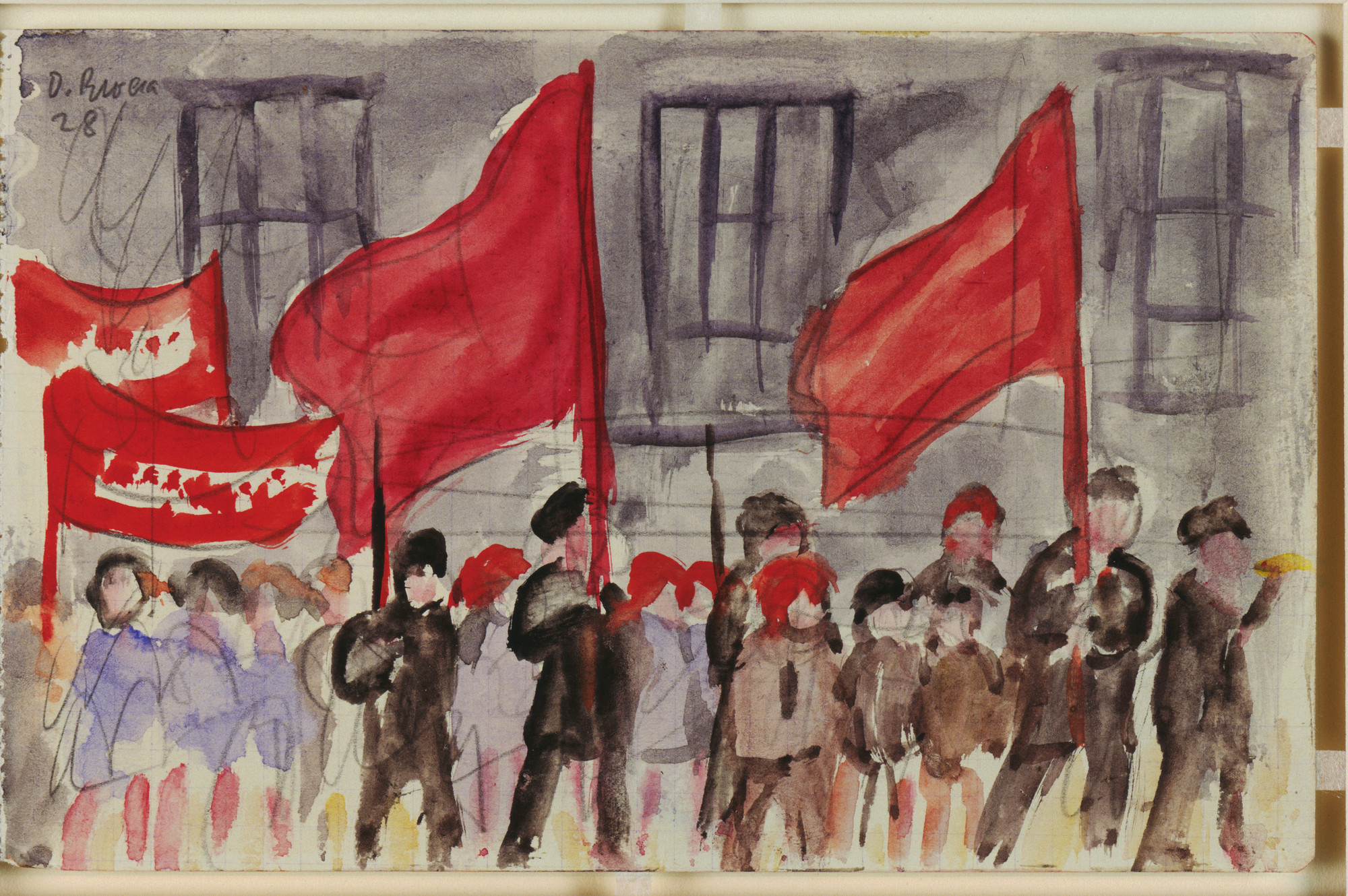 Watercolor and pencil on graph paper
4 1/8 x 6 3/8" (10.5 x 16.2 cm)
Gift of Abby Aldrich Rockefeller