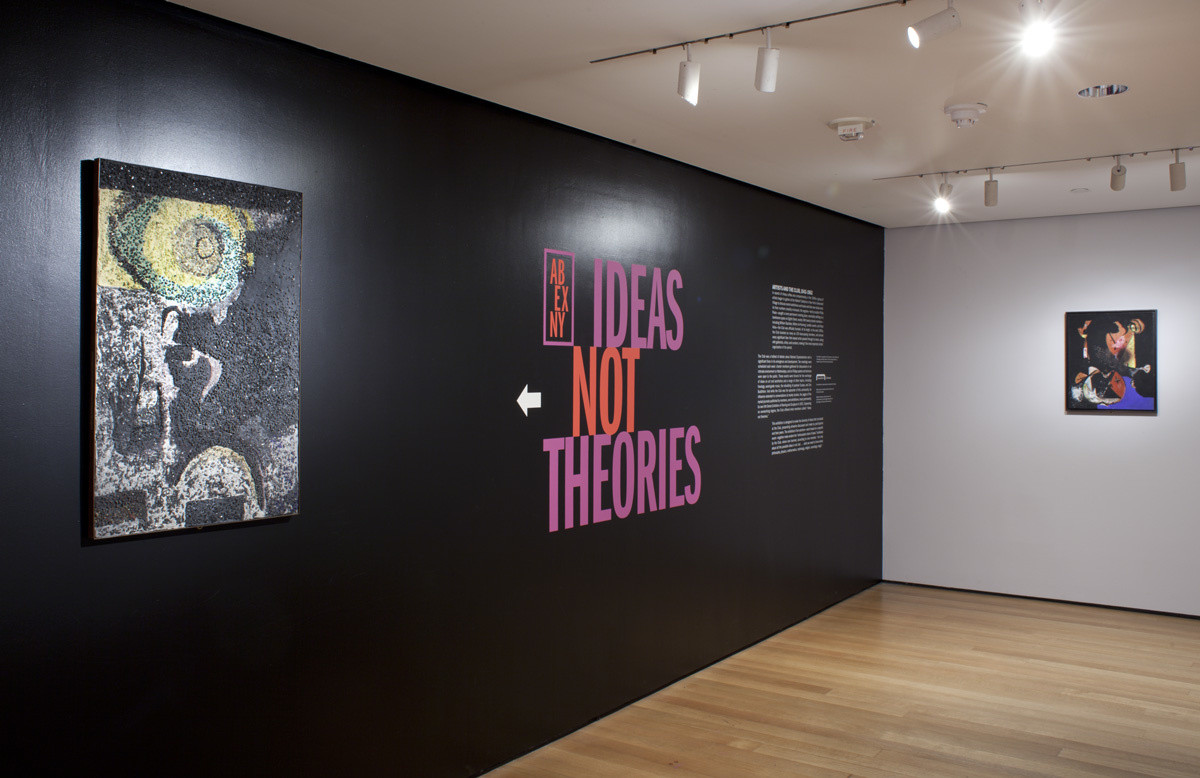 Introduction to the exhibition _Ideas Not Theories: Artists and The Club: 1942-1962_.