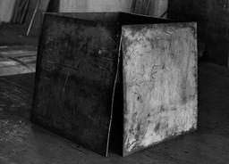 Richard Serra
(American, born 1939)
One Ton Prop (House of Cards)
1969 (refabricated 1986)