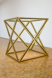 Isa Genzken. X, 1992 and X-motif MLR painting, 1992