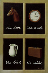 René Magritte. La Clef des songes (The Interpretation of Dreams). Brussels, 1935