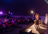 Between 0 and 1: Remixing Gender, Technology, and Music Part Two on February 19, 2017. Presented at MoMA PS1 as part of VW Sunday Sessions 2016-2017. Photograph: Derek Schultz.