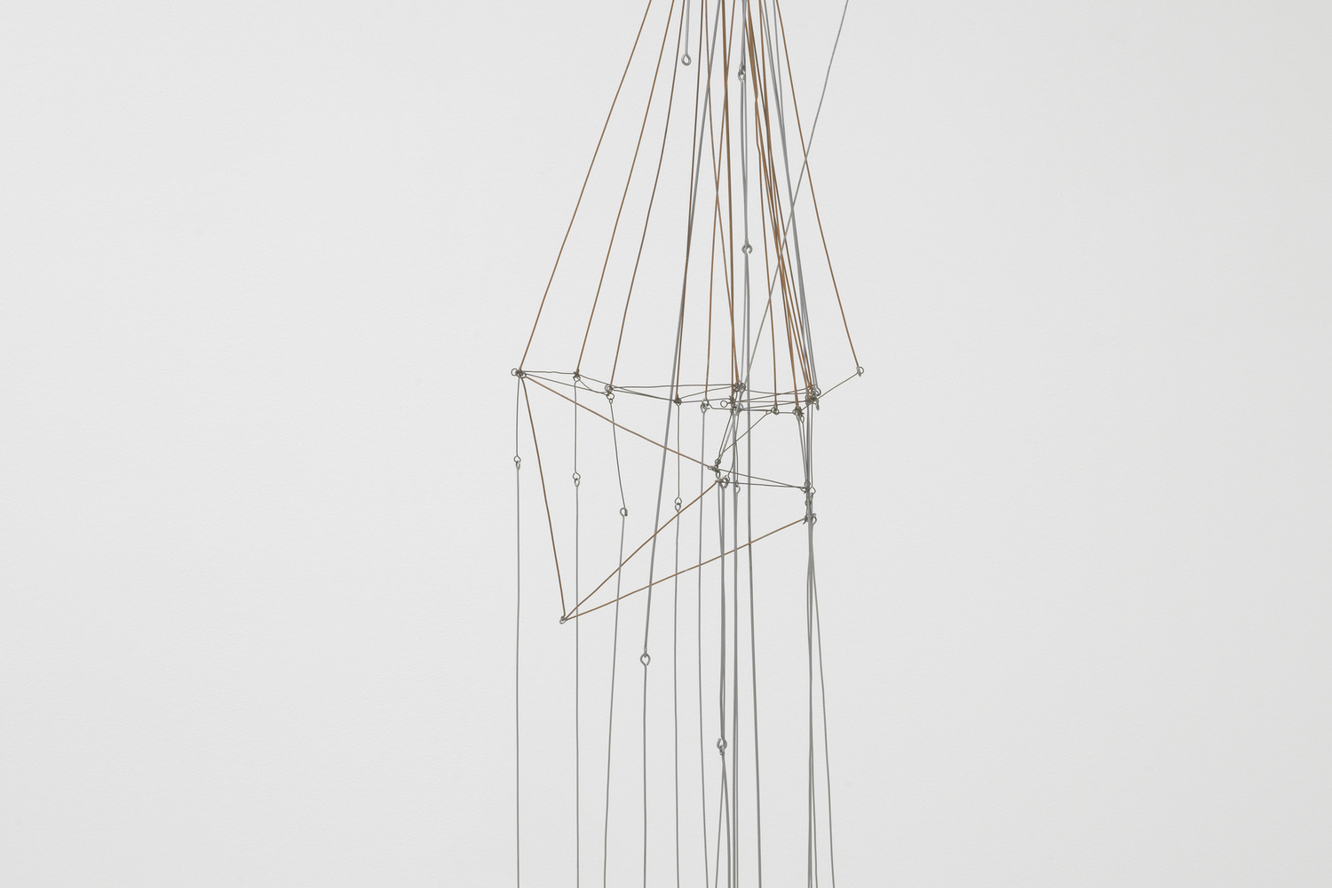 Gego (Gertrud Goldschmidt). Stream no. 7. Chorro no. 7. 1971. Iron and aluminum, 86 × 16 × 16" (218.5 × 40.7 × 40.7 cm). Promised gift of Patricia Phelps de Cisneros through the Latin American and Caribbean Fund in honor of Susan and Glenn Lowry. © 2018 Fundación Gego