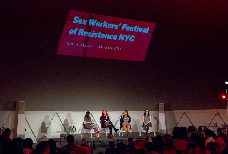Sex Workers’ Festival of Resistance on March 4, 2018. Presented at MoMA PS1 as part of VW Sunday Sessions 2017-2018. Photography: Derek Schultz.