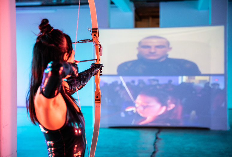 Spring Performance Festival on April 15, 2018. Presented at MoMA PS1 as part of VW Sunday Sessions 2017-2018. Photography: Walter Woldarczyk.