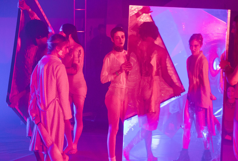 Spittle of the Moon on November 19, 2017. Presented at MoMA PS1 as part of VW Sunday Sessions 2017-2018. Photograph: Walter Woldarczyk