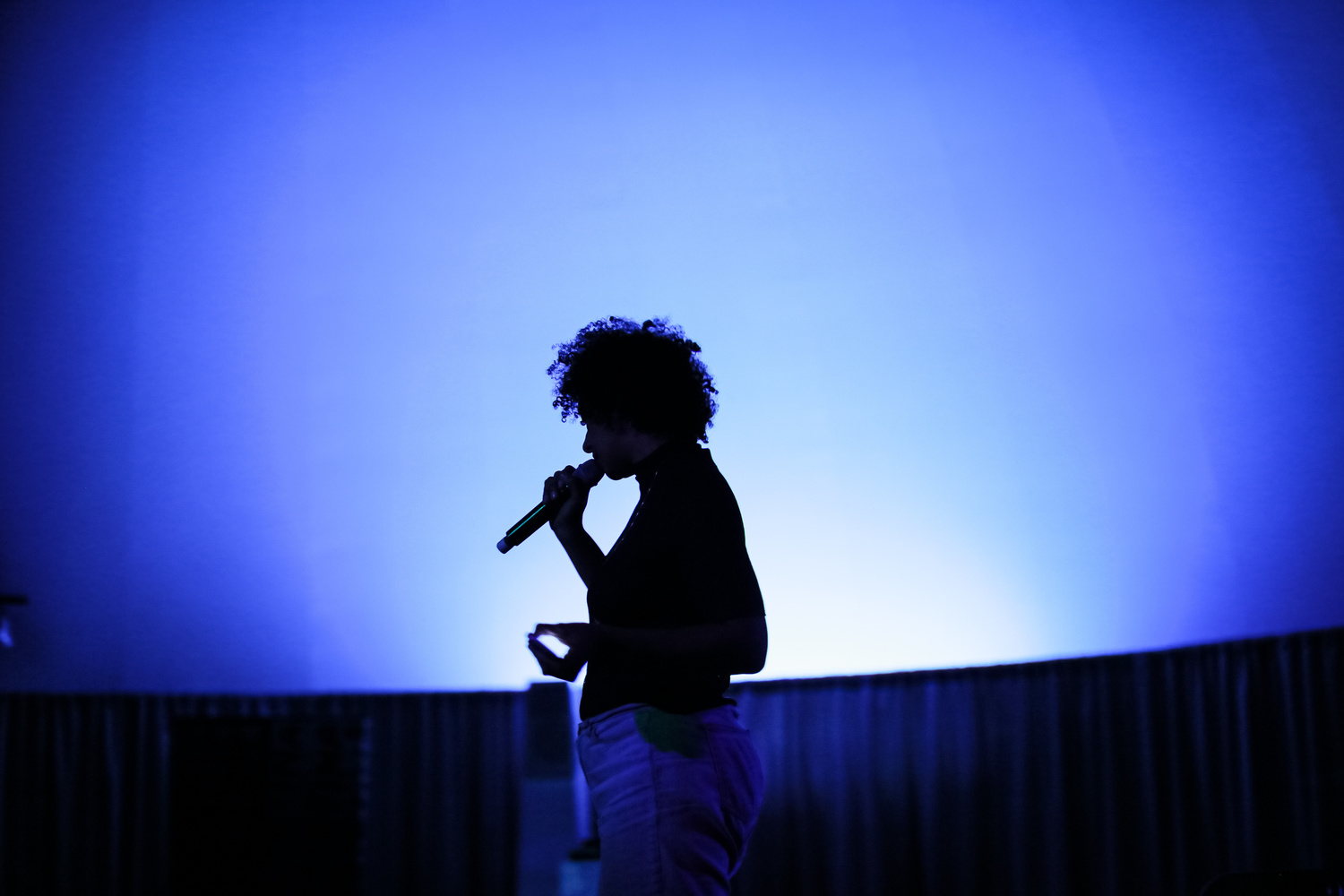 Sunday Sessions Commission: Hannah Black, OR LIFE OR on April 9, 2017, presented at MoMA PS1 as part of VW Sunday Sessions 2016-2017. Photo by Charles Roussel.