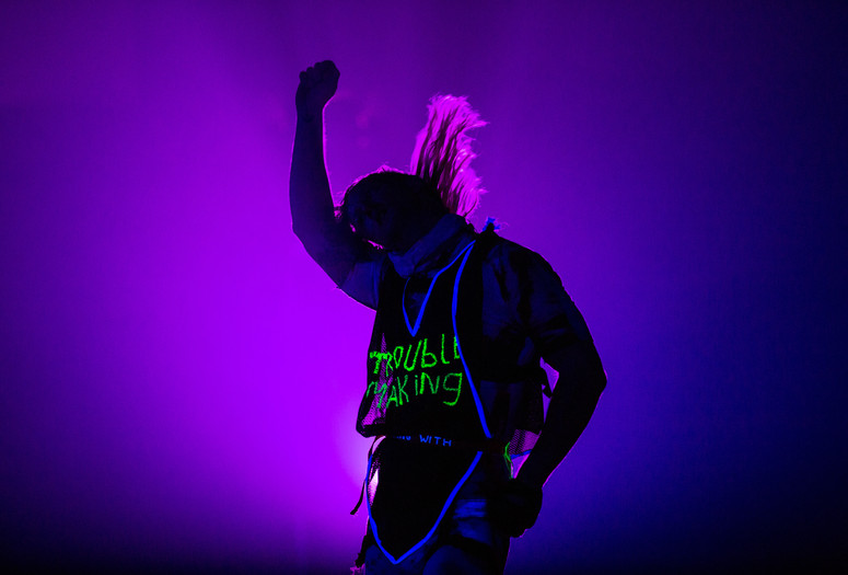 Colin Self. Siblings (Elation VI) on March 11, 2018. Presented at MoMA PS1 as part of VW Sunday Sessions 2017-2018. Photography: Maria Baranova.