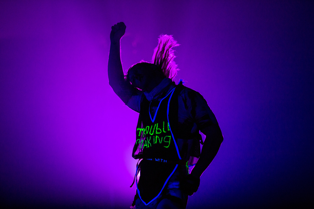 Colin Self, Siblings (Elation VI) on March 11, 2018, presented at MoMA PS1 as part of VW Sunday Sessions 2017-2018. Photo by Maria Baranova.