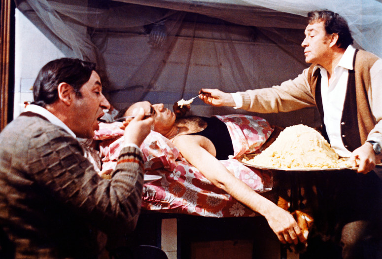 La Grande Bouffe (The Big Feast). 1973. France, Italy. Directed by Marco Ferreri. Courtesy Continental Distributing Inc./Photofest.