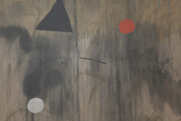 Joan Miró. The Birth of the World. Montroig, late summer–fall 1925. Oil on canvas, 8&#39; 2 3/4&#34; x 6&#39; 6 3/4&#34; (250.8 x 200 cm). Acquired through an anonymous fund, the Mr. and Mrs. Joseph Slifka and Armand G. Erpf Funds, and by gift of the artist. © 2018 Successió Miró/Artists Rights Society (ARS), New York/ADAGP, Paris
