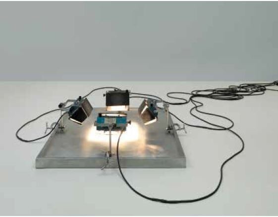 Bruce Nauman. Lighted Center Piece. 1967–68.