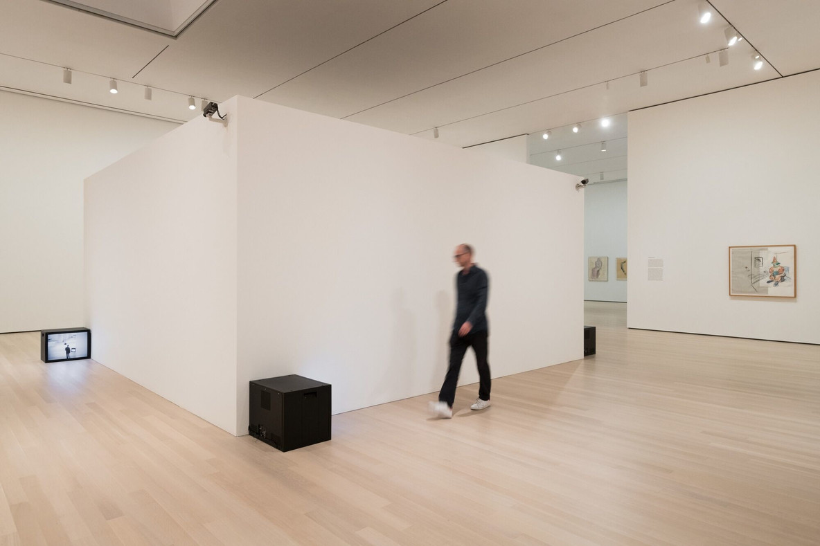 Bruce Nauman. Going Around the Corner Piece. 1970