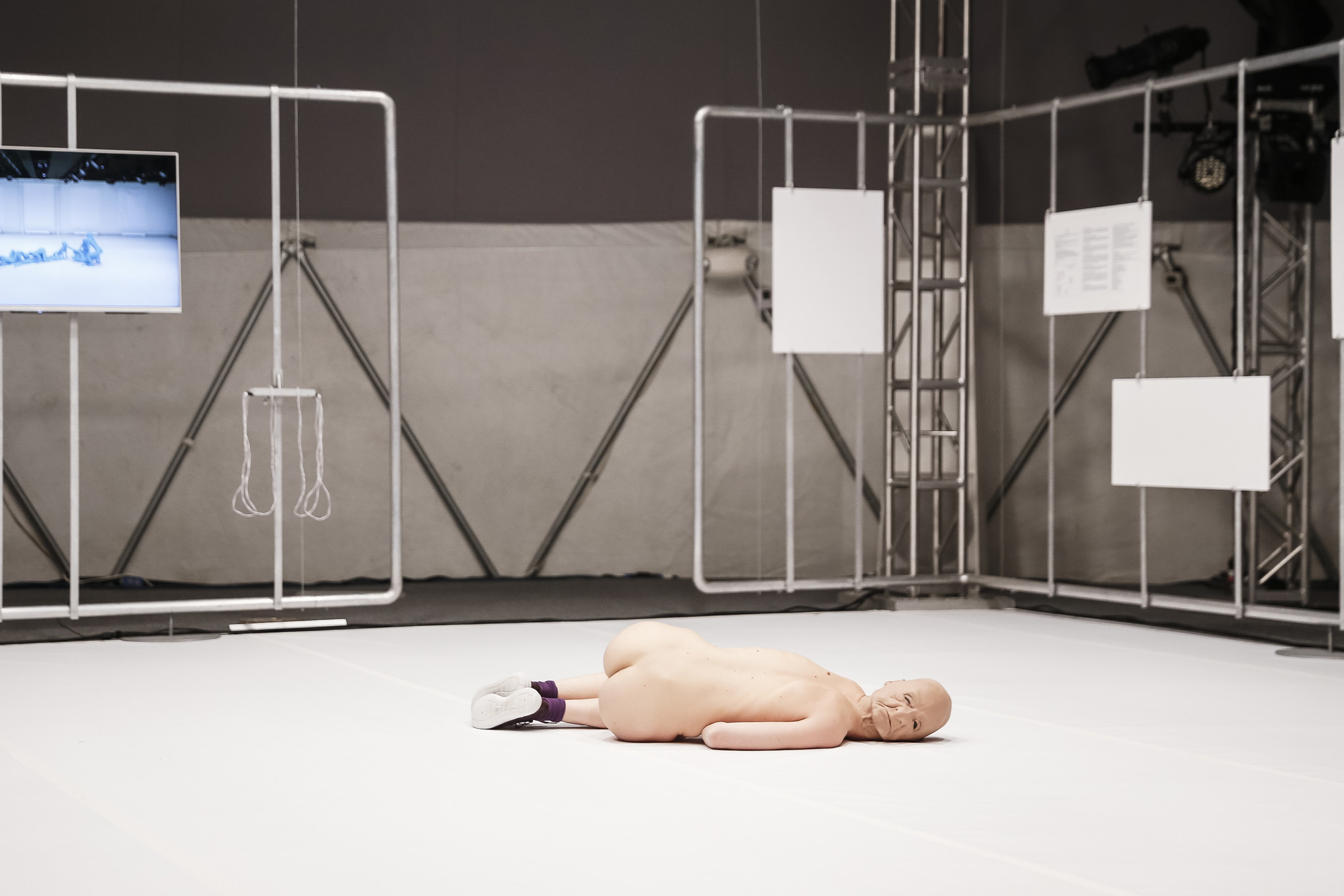 U.S. Premiere of Mette Ingvartsen's 69 positions on January 17, 2016. Presented at MoMA PS1 as part of VW Sunday Sessions 2015-2016. Photograph: Charles Roussel.