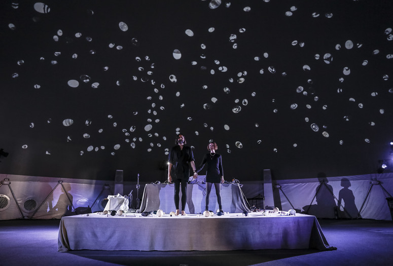 VALIUM VALENTINE: Andrew Wyatt and Sarah Ortmeyer on February 14, 2016. Presented at MoMA PS1 as part of VW Sunday Sessions 2015-2016. Photography: Charles Roussel.