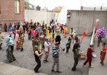 The First Annual Artists’ Halloween Carnival and Parade on October 28, 2012. Presented at MoMA PS1 as part of VW Sunday Sessions 2012-2013. Photograph: Charles Roussel.
