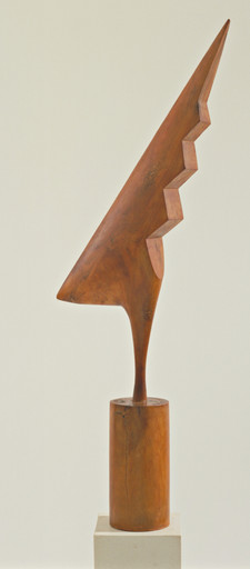 Constantin Brancusi. The Cock. 1924. Cherry, 47 5⁄8 x 18 1⁄4 x 5 3⁄4” (121 x 46.3 x 14.6 cm). Gift of LeRay W. Berdeau. © Succession Brancusi - All rights reserved (ARS) 2018