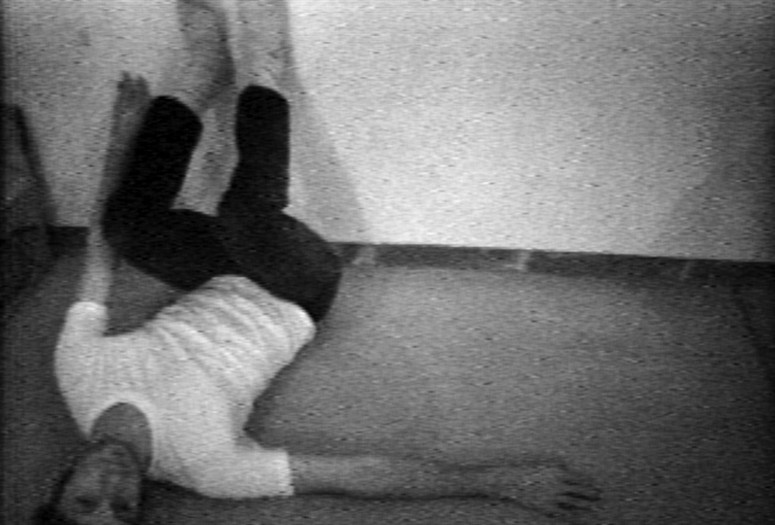 Bruce Nauman. Wall-Floor Positions. 1968. Video (black and white, sound), 60 min. The Museum of Modern Art, New York. Purchase, 2012. Distributed by Electronic Arts Intermix (EAI). © 2018 Bruce Nauman/Artists Rights Society (ARS), New York