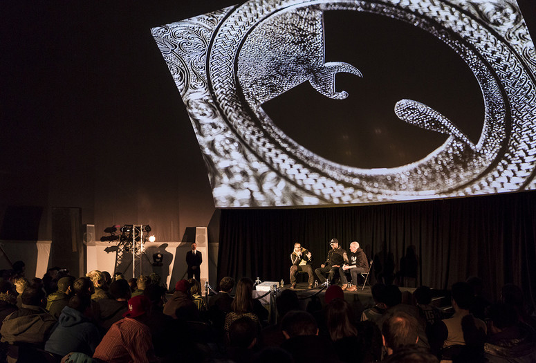 Wu-Tang Clan. <em>Once Upon A Time In Shaolin</em> on March 2, 2015. Presented at MoMA PS1 as part of VW Sunday Sessions 2014-2015. Photograph: Charles Roussel.