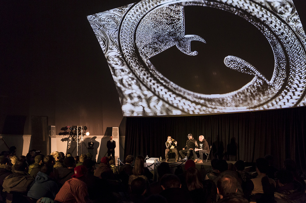 Wu-Tang Clan, Once Upon A Time In Shaolin on March 2, 2015, presented at MoMA PS1 as part of VW Sunday Sessions 2014-2015. Photo by Charles Roussel.